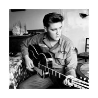 Kunstdruk Elvis Presley - US Army 40x40cm