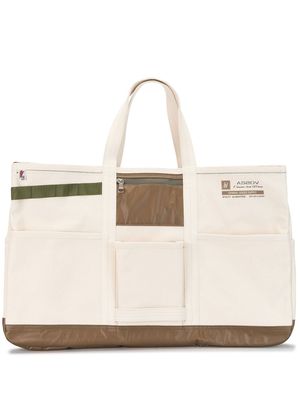 As2ov sac cabas Alberton à poches - Blanc
