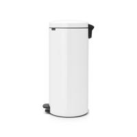 Brabantia NewIcon Pedaalemmer - 30 liter - metalen binnenemmer - wit 114748