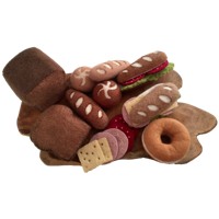 Papoose Toys Papoose Toys Deluxe Bread Set/34pc - thumbnail