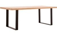 Goossens Eettafel Blade, Strak blad 180 x 90 cm 6 cm dik