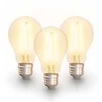 3x Smart E27 LED filament lamp - A60 - Wifi & Bluetooth - 806lm - 7 Watt - Warm wit tot koud wit - thumbnail