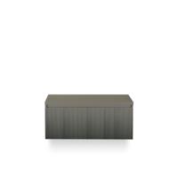 Frozen 3d Badmeubelset 100 cm - Greeplijst in kleur - Incl. Bovenblad Petrol Mat