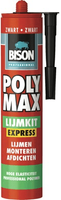 bison poly max lijmkit express crystal clear koker 300 gram - thumbnail