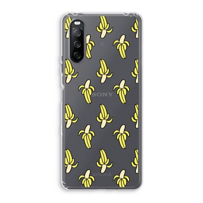 Bananas: Sony Xperia 10 III Transparant Hoesje