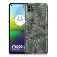 Motorola Moto G9 Power | TPU Case | Leaves Grey
