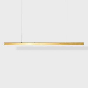 Anour I Model Cordless Aura Hanglamp - 200 cm - Gepolijst messing