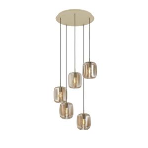 EGLO Romazzina Hanglamp - E27 - Ø 50 cm - Zandkleur/Beige