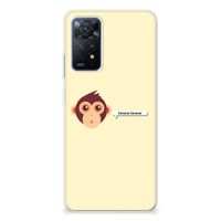 Xiaomi Redmi Note 11 Pro 5G Telefoonhoesje met Naam Monkey - thumbnail