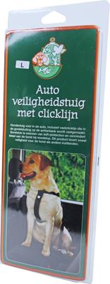 Nylon veiligheidstuig 25 mm/H60-B80 cm zwart - Gebr de boon