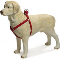 Beeztees 744967 Rood Kunstleer Hond Harnas tegen trekken - thumbnail