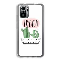 I love cacti: Xiaomi Redmi Note 10S Transparant Hoesje