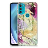 Smartphone hoesje Motorola Moto G71 5G Letter Painting