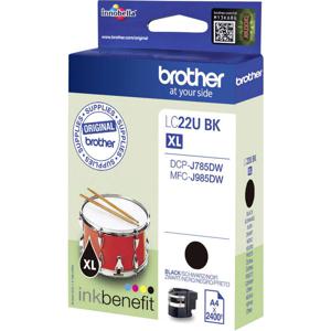 Brother LC-22UBK inktcartridge Origineel Hoog (XL) rendement Zwart