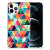 iPhone 12 Pro Max Doorzichtige Silicone Hoesje Geruit