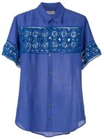 Amir Slama chemise à manches courtes - Bleu