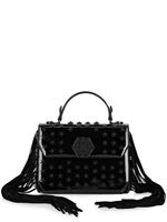 Philipp Plein sac cabas Superheroin à fini verni - Noir - thumbnail