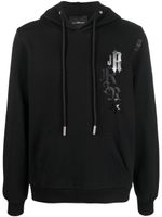 John Richmond hoodie Hiromi à logo imprimé - Noir - thumbnail