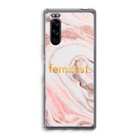 Feminist: Sony Xperia 5 Transparant Hoesje Feminist: Sony Xperia 5 Transparant Hoesje