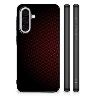 Samsung Galaxy A56 Back Case Geruit Rood