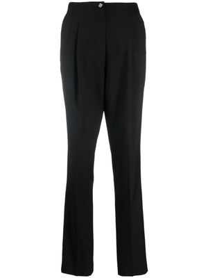 Rochas pantalon de tailleur à détails plissés - Noir