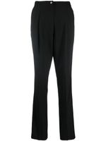 Rochas pantalon de tailleur à détails plissés - Noir