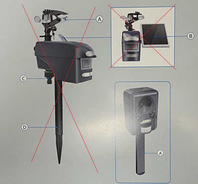 Superfish Onderdelen Bird&Cat Protector - voet