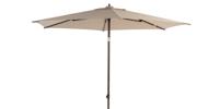 Azzurro stokparasol beach met wenge houtlook frame dia. 300 cm 4SO - 4so