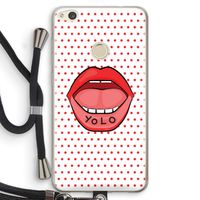 Yolo Denise: Huawei Ascend P8 Lite (2017) Transparant Hoesje met koord