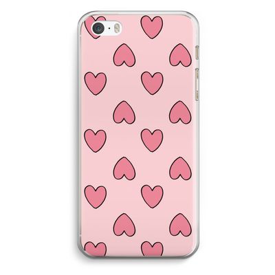 Ondersteboven verliefd: iPhone 5 / 5S / SE Transparant Hoesje