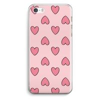 Ondersteboven verliefd: iPhone 5 / 5S / SE Transparant Hoesje
