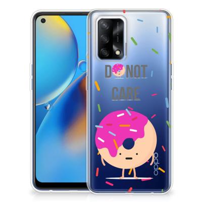 OPPO A74 4G | Siliconen Case | Donut Roze