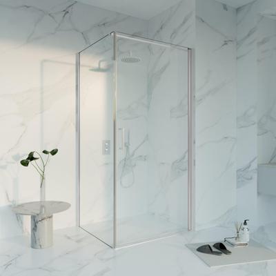 Fortifura Galeria Douchecabine - 100x120x200 - Profiel - veiligheidsglas - anti kalk - chroom SW1122490 SW797917 SW797904