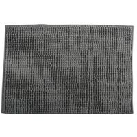 MSV Badkamerkleed/badmat voor op de vloer - grijs - 60 x 90 cm - Microvezel - Badmatjes - thumbnail