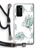 Simple leaves: Huawei P40 Transparant Hoesje met koord