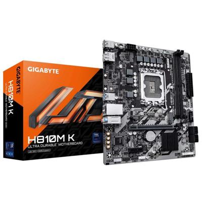Gigabyte H810M K H810M K Intel Core Ultra (Series 2) mATX, LGA 1851, PCIe 4.0, GbE, USB 3.2 Gen 1