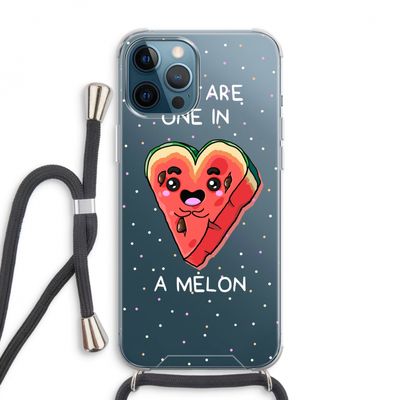 One In A Melon: iPhone 12 Pro Max Transparant Hoesje met koord
