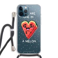 One In A Melon: iPhone 12 Pro Max Transparant Hoesje met koord