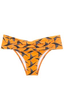 Lygia & Nanny bas de bikini Jasper à taille drapée - Orange