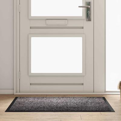 Deurmat Lichtgrijs 80 x 120 cm Teddy Stof Deurmat Lichtgrijs 80 x 120 cm Teddy Stof