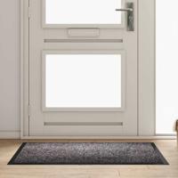 Deurmat Lichtgrijs 80 x 120 cm Teddy Stof Deurmat Lichtgrijs 80 x 120 cm Teddy Stof