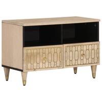 Tv-meubel 70x33x46 cm massief mangohout