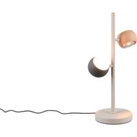 LED Tafellamp - Musterring Cannon - 2 Lichtpunten van 5 Watt - Dimbaar - Aanpasbare Lichtkleur - Geheugenfunctie - Up-and-down Verlichting - Meerkleurig - Metaal