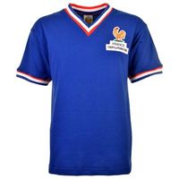 Frankrijk Retro Voetbalshirt W.K. 1966 - thumbnail