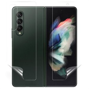 Full Cover Samsung Galaxy Z Fold3 5G TPU Beschermingsset - Doorzichtig