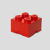 LEGO Brick 4 opbergbox - rood