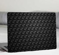 3d zwarte driehoeken laptop sticker