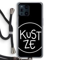 KUST ZE: Oppo Find X3 Pro Transparant Hoesje met koord