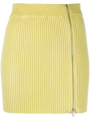 1017 ALYX 9SM minijupe en maille nervurée - Jaune