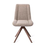 Jesper Home Umedo eetkamerstoel Grainy Greige turn brown